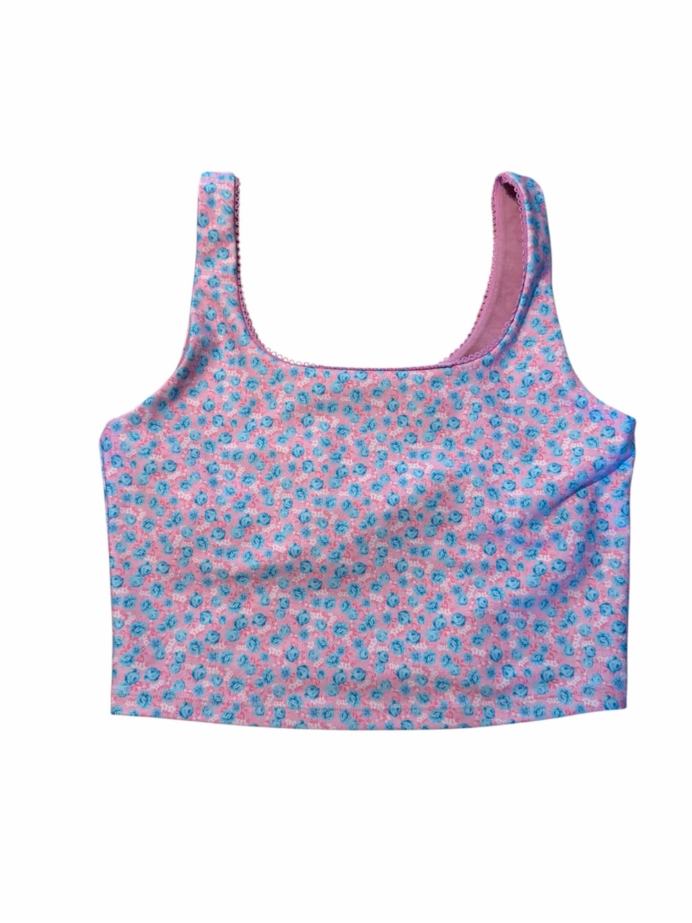Wear it to heart performance top. Women’s Pink Floral Crop *preloved* worn once